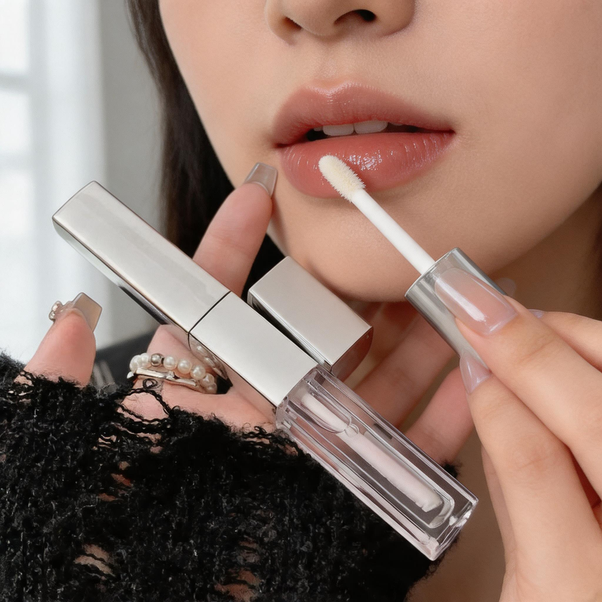 Nude Lip Color & Clear Gloss Duo