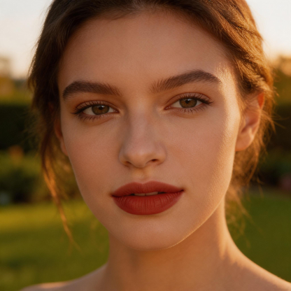 Velvet Matte Lipstick in Slim White Gold Case