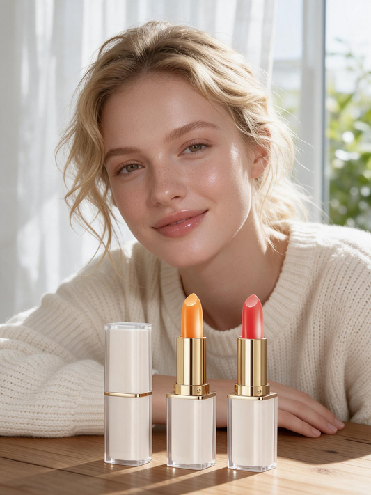 Carotene Color-Changing Lip Balm with Natural Oils