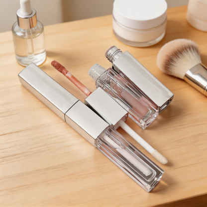 Nude Lip Color & Clear Gloss Duo