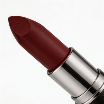 Velvet Matte Long-Lasting Lipstick in Classic Black Bullet Tube
