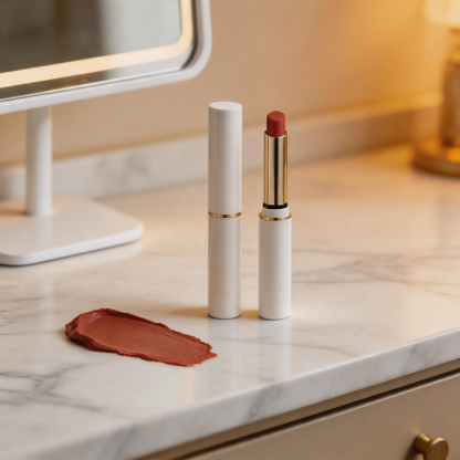 Velvet Matte Lipstick in Slim White Gold Case